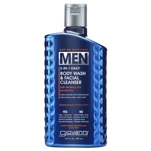 Giovanni Men 2 in 1 Daily Body Wash & Facial Cleanser 16.9oz